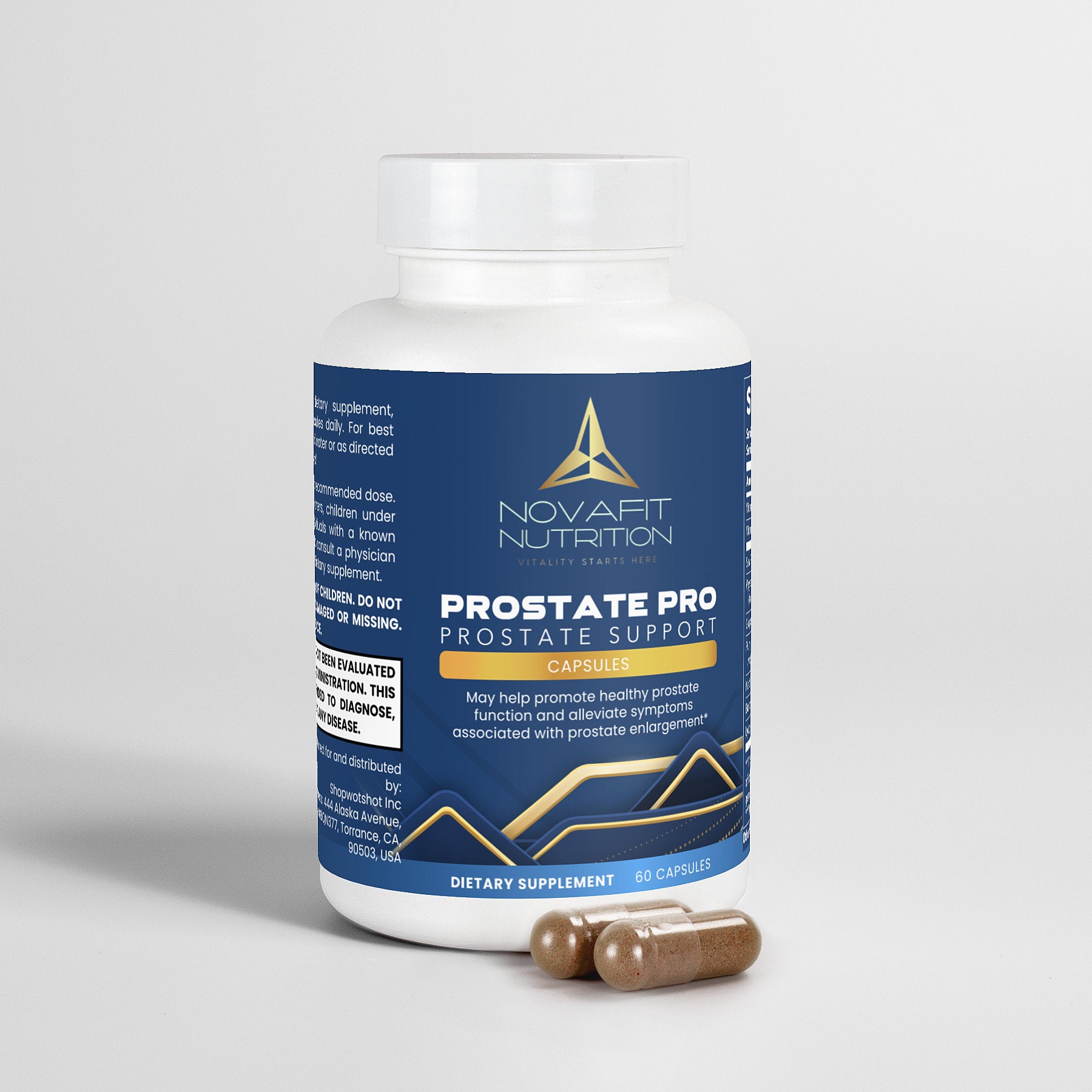 Prostate Support: Natural Supplement for Prostate Health - Maintain a healthy prostate with our expertly formulated supplement, featuring natural ingredients to support urinary function and overall prostate health.