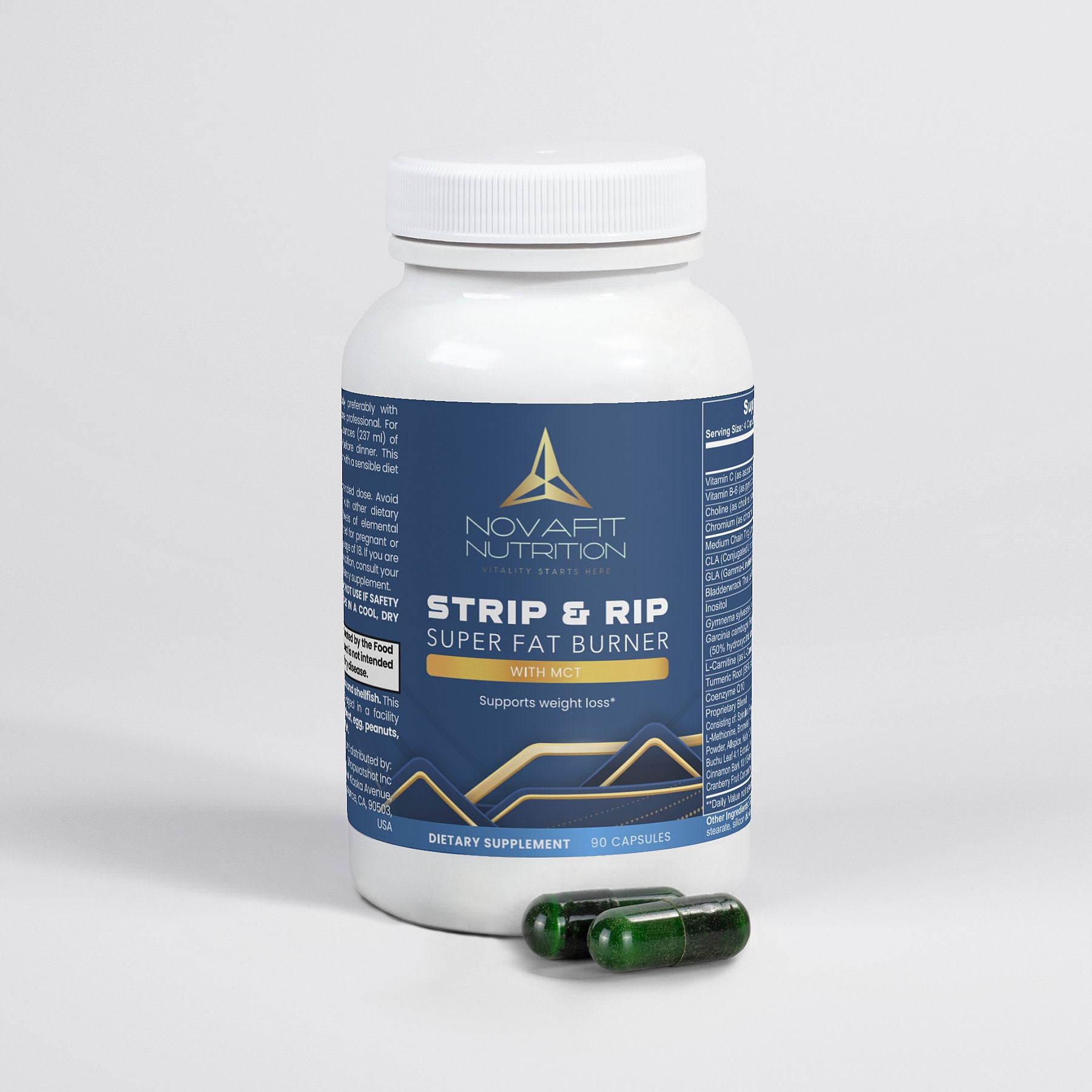 Super Fat Burner with MCT: Effective Fat Burning Aid - Achieve your weight loss goals with our advanced fat burner, designed to enhance metabolism, increase energy, and promote fat burning with MCT oil